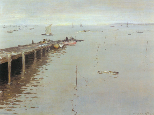 William Merritt Chase - Peconic Bay-1892 Poster Canvas Movie Film Print A0 A1 A2