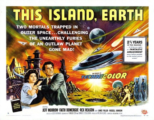 This Island Earth 06 Poster Canvas Movie Film Print A0 A1 A2 A3 A4 A5 A6 Art Wal