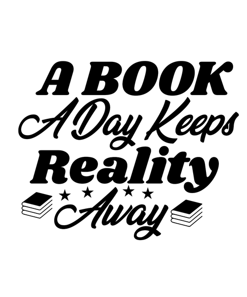 A Book A Day Keeps Reality Away-01 (4) Poster Canvas Movie Film Print A0 A1 A2 A