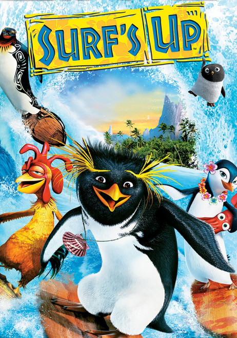 SURF'S UP (2007) 5 Poster Canvas Movie Film Print A0 A1 A2 A3 A4 A5 A6 Art Wall