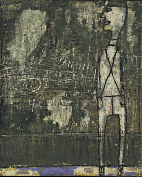 Jean Dubuffet - Wall with Inscriptions Poster Canvas Movie Film Print A0 A1 A2 A