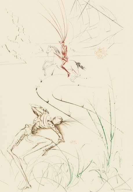 SALVADOR DALÍ Tristan and Iseult Picture 5 Poster Canvas Movie Film Print A0 A1