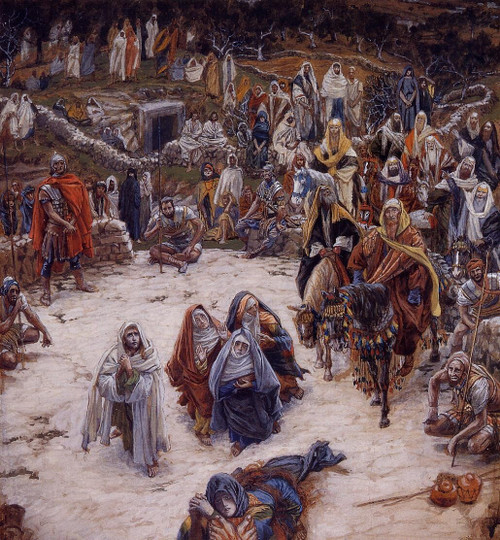 Tissot_What_Our_Saviour_Saw_from_the_Cross Poster Canvas Movie Film Print A0 A1