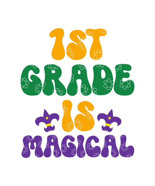 1st grade is magical-01 (2) Poster Canvas Movie Film Print A0 A1 A2 A3 A4 A5 A6