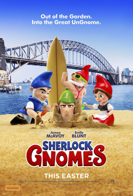 Sherlock Gnomes (2018)_16 Poster Canvas Movie Film Print A0 A1 A2 A3 A4 A5 A6 Ar
