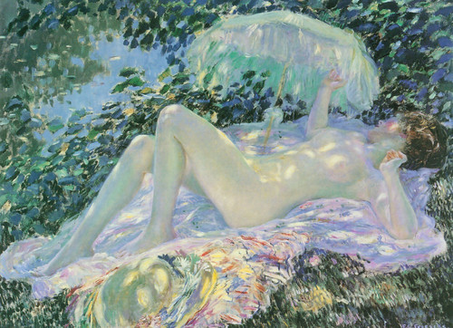 Frederick Frieske - Venus In The Sun light Poster Canvas Movie Film Print A0 A1