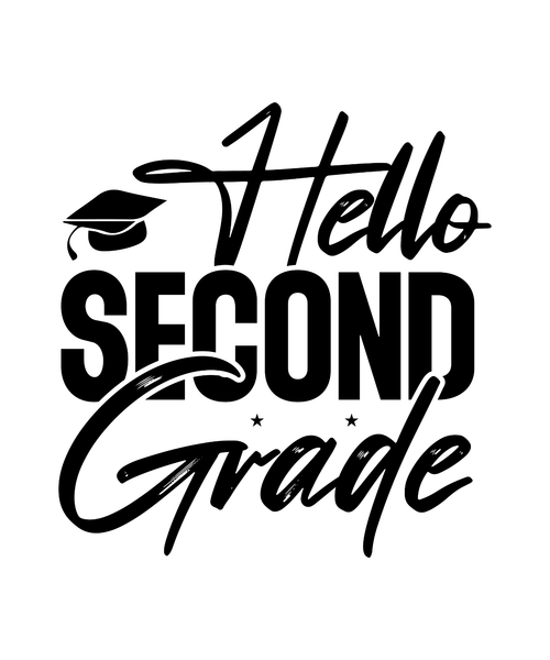 Hello Second Grade-01 (2) Poster Canvas Movie Film Print A0 A1 A2 A3 A4 A5 A6 Ar