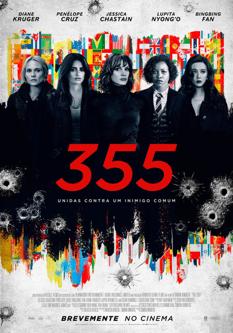 The 355 2 Poster Canvas Movie Film Print A0 A1 A2 A3 A4 A5 A6 Art Wall Decoratio