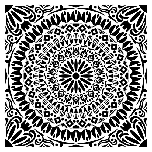 Ornamental Mandala (10) Poster Canvas Movie Film Print A0 A1 A2 A3 A4 A5 A6 Art