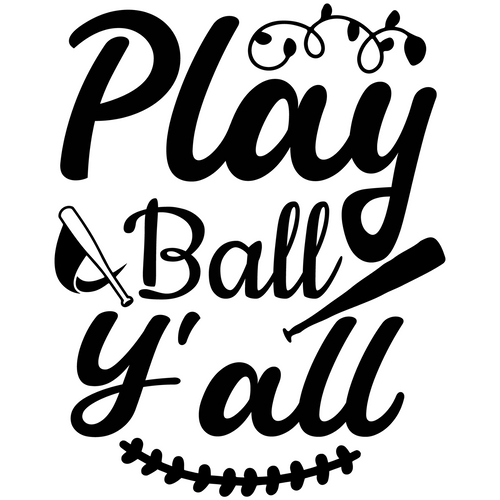 Play Ball Y'all-01 (2) Poster Canvas Movie Film Print A0 A1 A2 A3 A4 A5 A6 Art W