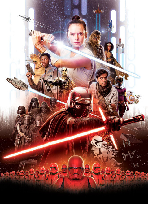 Star Wars Last Jedi Poster Canvas Movie Film Print A0 A1 A2 A3 A4 A5 A6 Art Wall