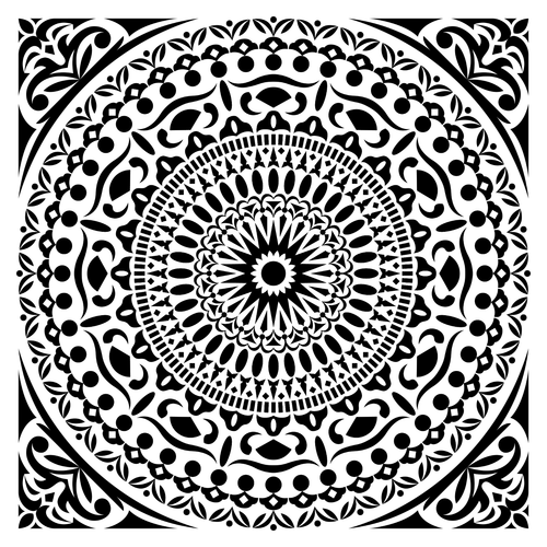 Ornamental Mandala (2) Poster Canvas Movie Film Print A0 A1 A2 A3 A4 A5 A6 Art W