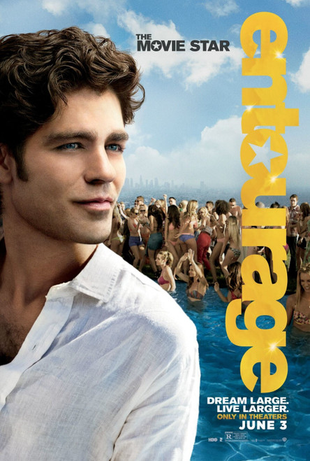 Entourage (2015)_3 Movie Film Poster Canvas iconic design