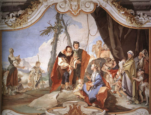 Tiepolo_Palazzo_Patriarcale_Rachel_Hiding_the_Idols_from_her Poster Canvas Movie