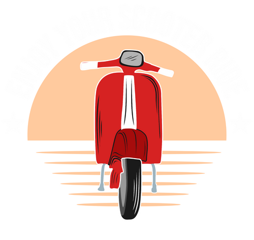 Enjoy Your Scooter Ride Poster Canvas Movie Film Print A0 A1 A2 A3 A4 A5 A6 Art