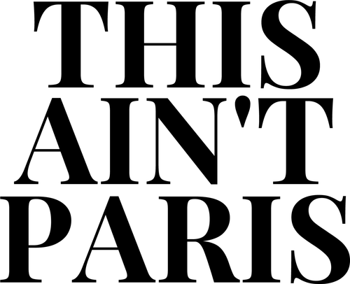 This aint paris (2) Poster Canvas Movie Film Print A0 A1 A2 A3 A4 A5 A6 Art Wall