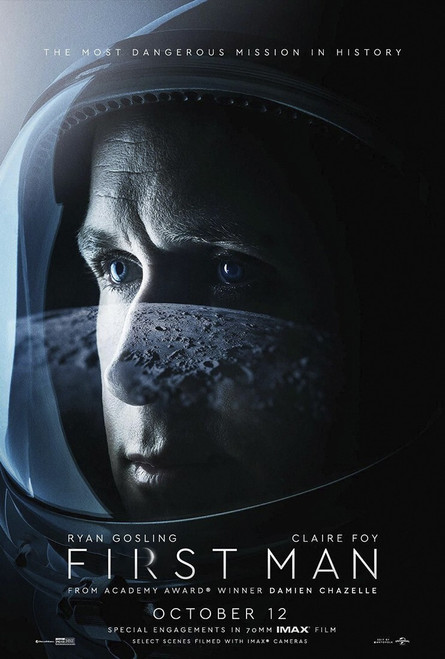 First Man (2018)_7 Movie Film Poster Canvas iconic design