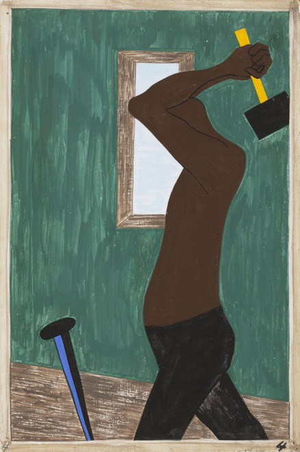 Jacob Lawrence - The Negro was the largest source of labor to be found after all