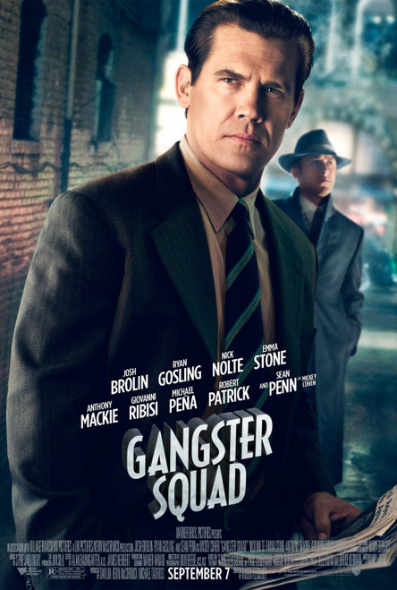 Gangster Squad (2013)_5 Movie Film Poster Canvas iconic design