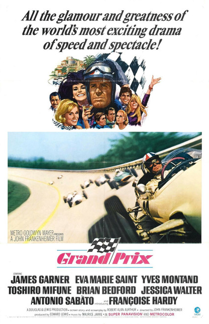 Grand Prix (1966)_1 Movie Film Poster Canvas iconic design