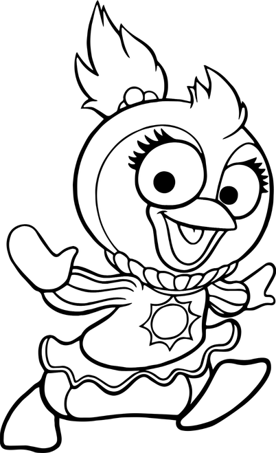 muppet-babies-bw 01 Poster Canvas Movie Film Print A0 A1 A2 A3 A4 A5 A6 Art Wall