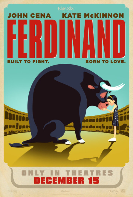 Ferdinand (2017)_5 Movie Film Poster Canvas iconic design