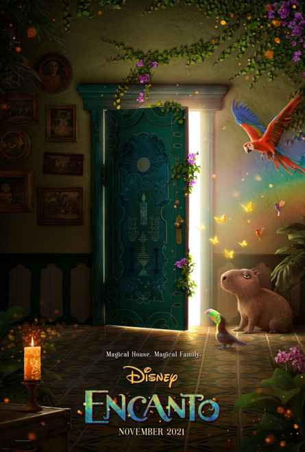 Encanto (2021)_1 Movie Film Poster Canvas iconic design