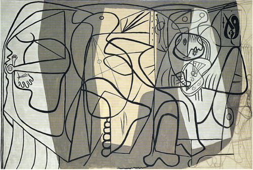 The painter and his model-Picasso 1926 Poster Canvas Movie Film Print A0 A1 A2 A