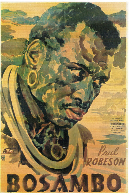 Sanders Of The Riwer- 1935 Poster Canvas Movie Film Print A0 A1 A2 A3 A4 A5 A6 A