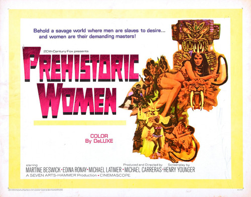 Prehistoric Women 1966 02 Poster Canvas Movie Film Print A0 A1 A2 A3 A4 A5 A6 Ar