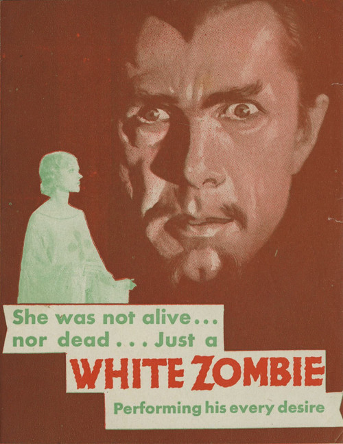 White Zombie 01 Poster Canvas Movie Film Print A0 A1 A2 A3 A4 A5 A6 Art Wall Dec