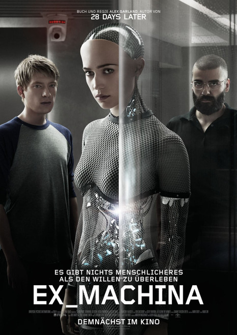 Ex Machina (2015)_4 Movie Film Poster Canvas iconic design