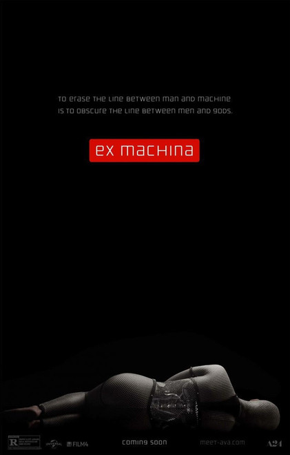 Ex Machina (2015)_3 Movie Film Poster Canvas iconic design
