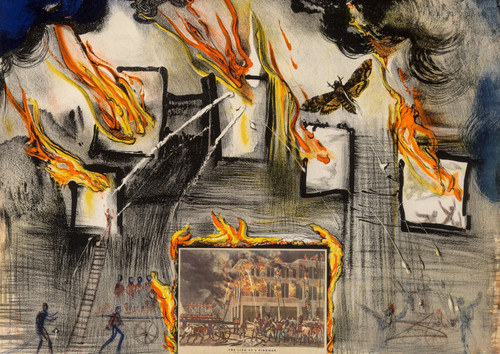 Salvador Dalí (1904-1989). Fire! Fire! Fire!, from Currier & Ives as Interpreted