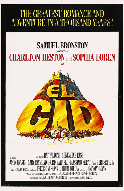 El Cid (1961)_1 Movie Film Poster Canvas iconic design