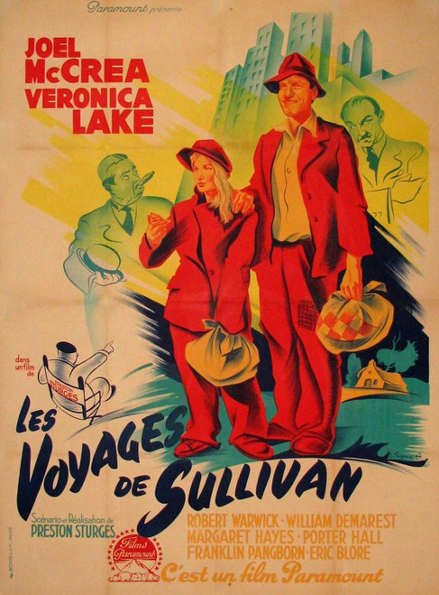 SULLIVAN'S TRAVELS (1941) 3 Poster Canvas Movie Film Print A0 A1 A2 A3 A4 A5 A6