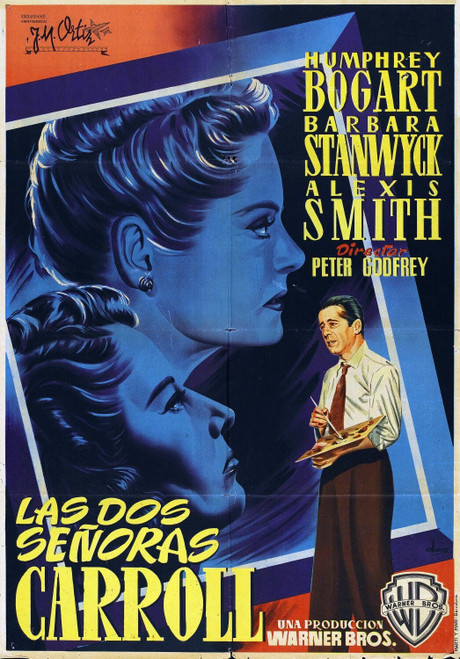 The Two Mrs. Carrolls (1947)_2 Poster Canvas Movie Film Print A0 A1 A2 A3 A4 A5