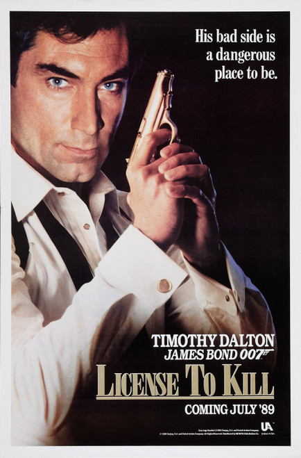 Licence to Kill (1989)_1 Poster Canvas Movie Film Print A0 A1 A2 A3 A4 A5 A6 Art