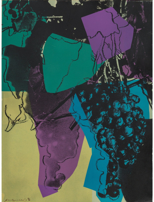 Andy Warhol - Grapes DD 1979 Poster Canvas Print Art Painting Decor Reprint wall