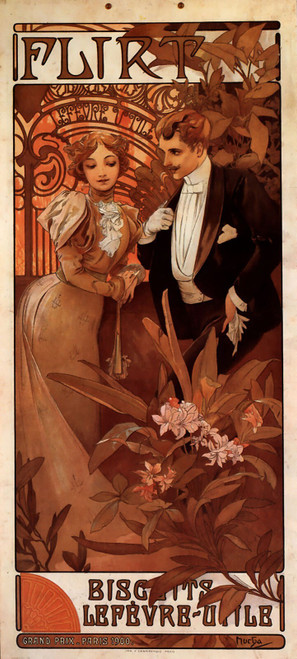 Flirt_1899_30x64.2cm_calendar Poster Canvas Movie Film Print A0 A1 A2 A3 A4 A5 A