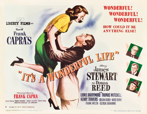 It_s a Wonderful Life (1946)_6 Poster Canvas Movie Film Print A0 A1 A2 A3 A4 A5