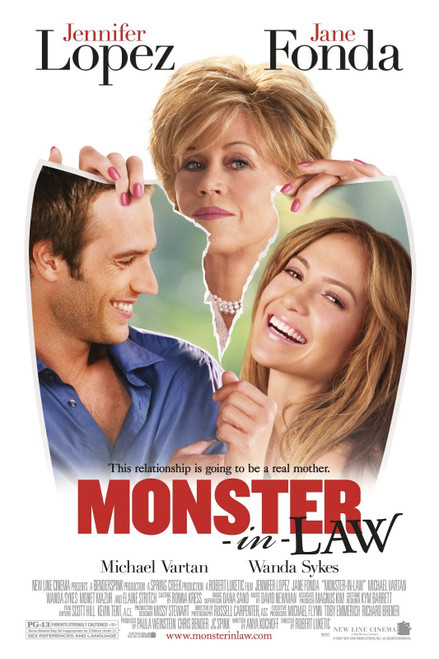 Monster-In-Law (2005)_3 Poster Canvas Movie Film Print A0 A1 A2 A3 A4 A5 A6 Art