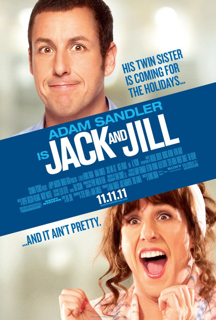 Jack and Jill (2011)_1 Poster Canvas Movie Film Print A0 A1 A2 A3 A4 A5 A6 Art W