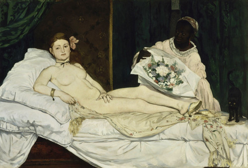 Edouard Manet - Olympia Poster Canvas Print Art Painting Decor Reprint wall A0 A