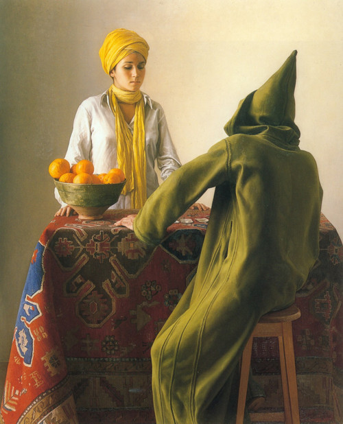Claudio Bravo - Fortune Teller Poster Canvas Movie Film Print A0 A1 A2 A3 A4 A5