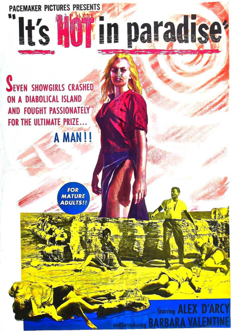 Horrors Of Spider Island 03 Poster Canvas Movie Film Print A0 A1 A2 A3 A4 A5 A6