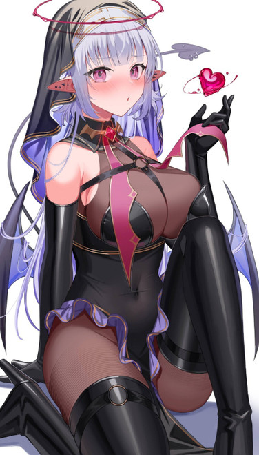 Dark Nun Succubus Anime E Girl Poster Canvas Print Art Painting Decor Reprint wa