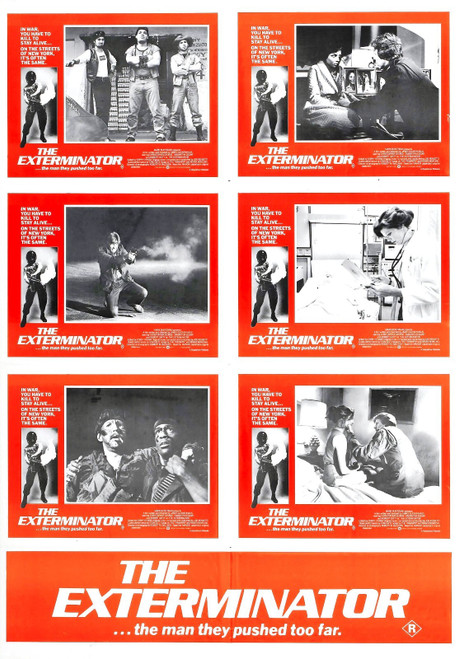 Exterminator 1 02 Poster Canvas Movie Film Print A0 A1 A2 A3 A4 A5 A6 Art Wall D