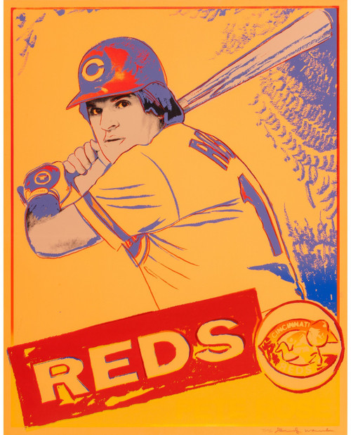 Andy Warhol - Pete Rose 1985 Poster Canvas Movie Film Print A0 A1 A2 A3 A4 A5 A6