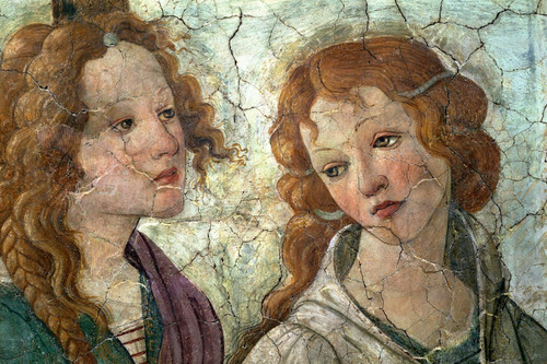 Young Woman Receives Gifts From Venus and the Three Graces, Botticelli Poster Ca